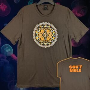 Gov't Mule Dose jam rock hippie band tee art M Warren Hayes 420 Guitar Grunge